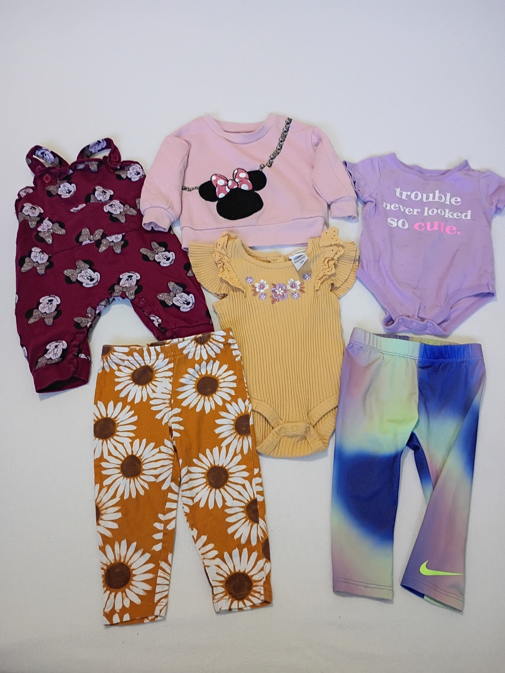 Nike Disney Minnie Carter's Etc Baby Clothing Mix Size 12M